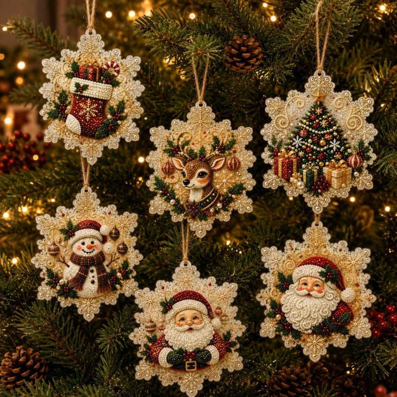 DIY Pearl Christmas Tree Ornament Kit