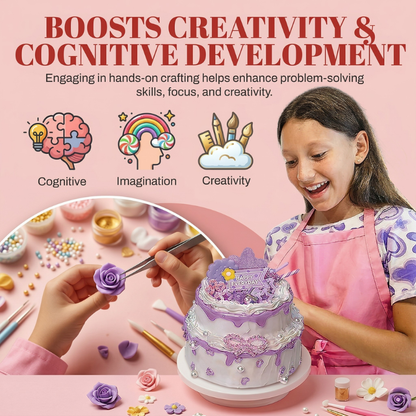 Mini Cake DIY Handmade Material Kit Cream Clay Handmade Toy Girl Birthday Gift