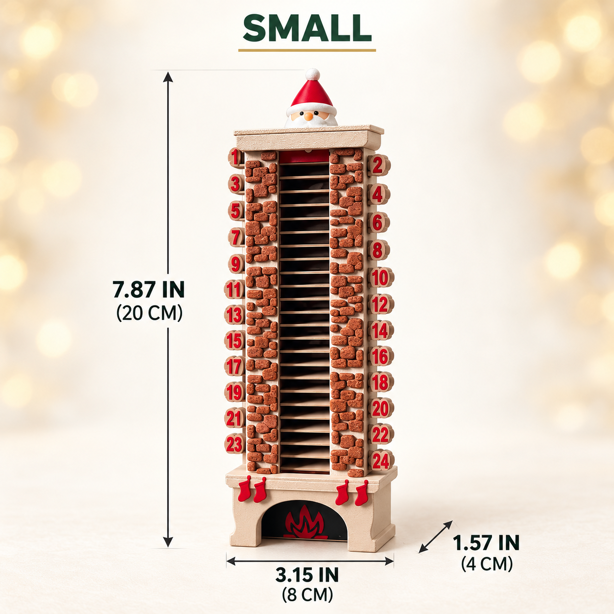 Small-7.87 × 3.15 × 1.57 IN