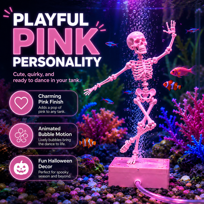 💀Dancing Skeleton Aquarium Bubbler