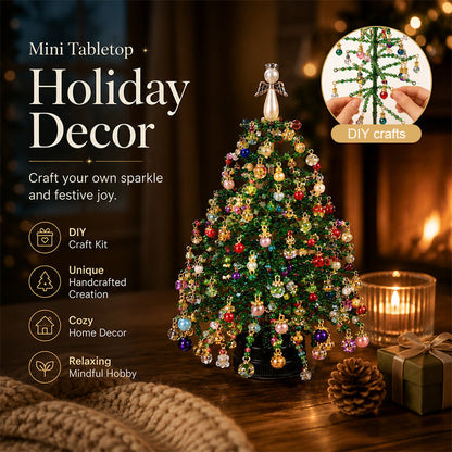 🎄 DIY Christmas tree bead kit – 🎅 Create your own sparkling Christmas decoration