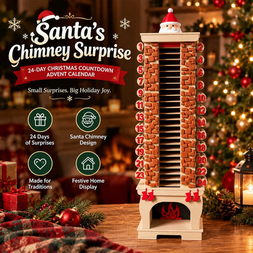 Santa’s Chimney Surprise – 24-Day Christmas Countdown Advent Calendar