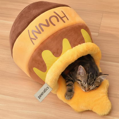Honey Jar Cat Cave Bed