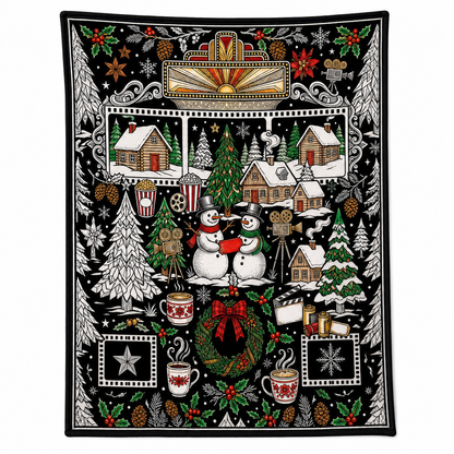🎄 DIY Christmas Coloring Blanket – Washable Cozy Throw 🎨