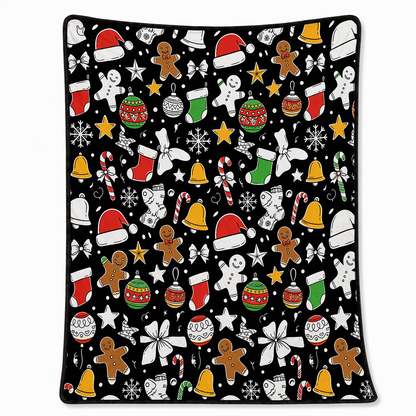 🎄 DIY Christmas Coloring Blanket – Washable Cozy Throw 🎨